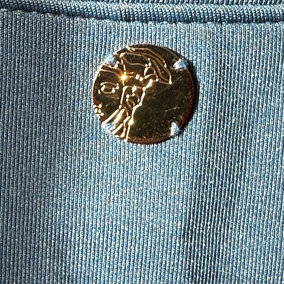 Versace Collections S/S Men's Top with Silk Baroque Print Size 40 - Picture 8 of 10